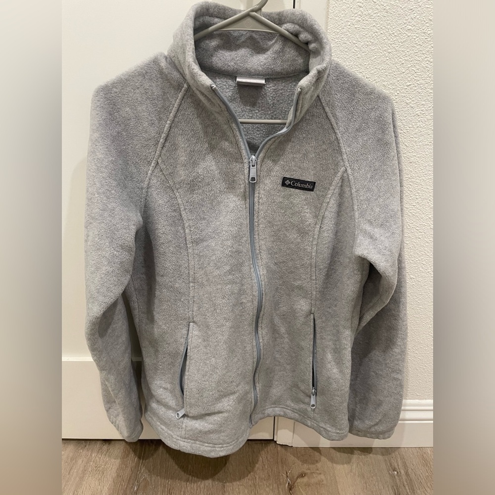 Columbia Kids Light Gray Fleece Jacket
